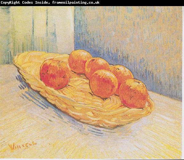 Vincent Van Gogh Still Life with Oranges Basket